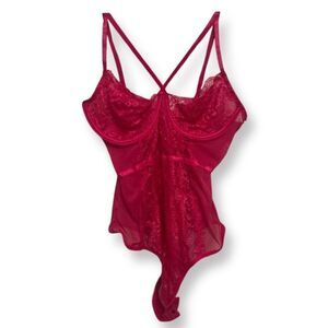 NWT French Affair red bodysuit